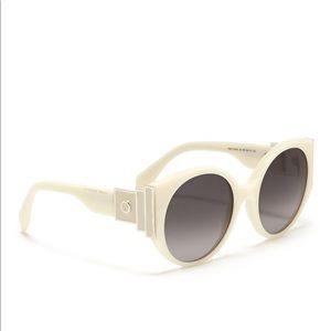 ALEXANDER MCQUEEN Acetate Round  Sunglasses
